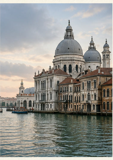 Meaningful Venice photograph submitted for a custom stained-glass keepsake